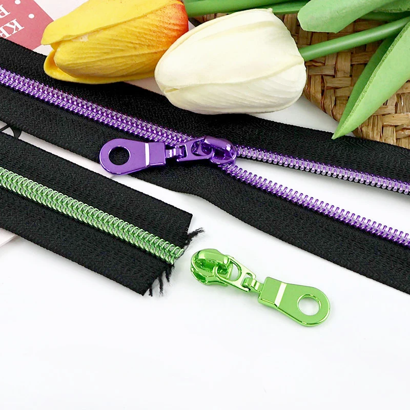 

10/20M 5# Bag Nylon Zippers Tape with Zipper Slider Jacket Garment Zips Puller Coat Zip Head Repair Kits DIY Sewing Accessories