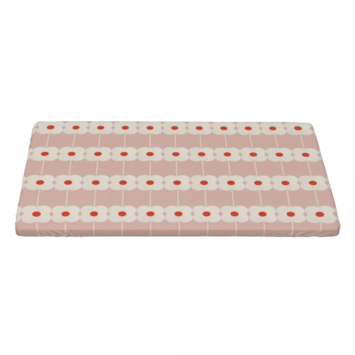 Custom Rectangular Waterproof Orla Kiely Table Cover Scandinavian Flowers Multi Stem Table Cloth 4FT Tablecloth for Dining