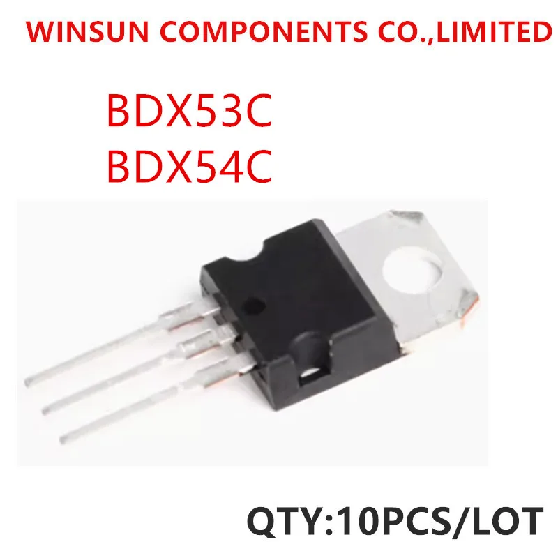 100% New Imported Original BDX53C BDX54C TO-220 Darlington Transistor