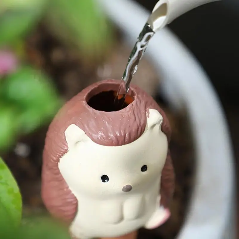 R9UF Automatic Drip Irrigation Cartoon Rate Water Dripper Device Auto Watering for Flower Plant Potted Plant Greenhouses