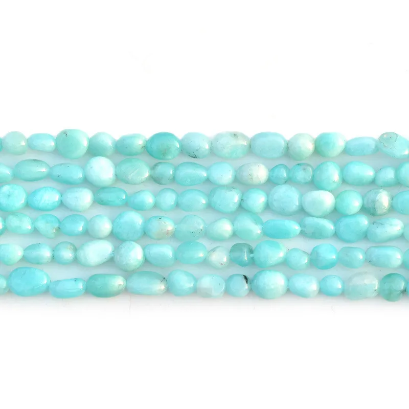 

Joanlyn Natural Amazonite Chips about 4x6mm NOT Dyed Bright Blue Color 15 Inch Strand AM33