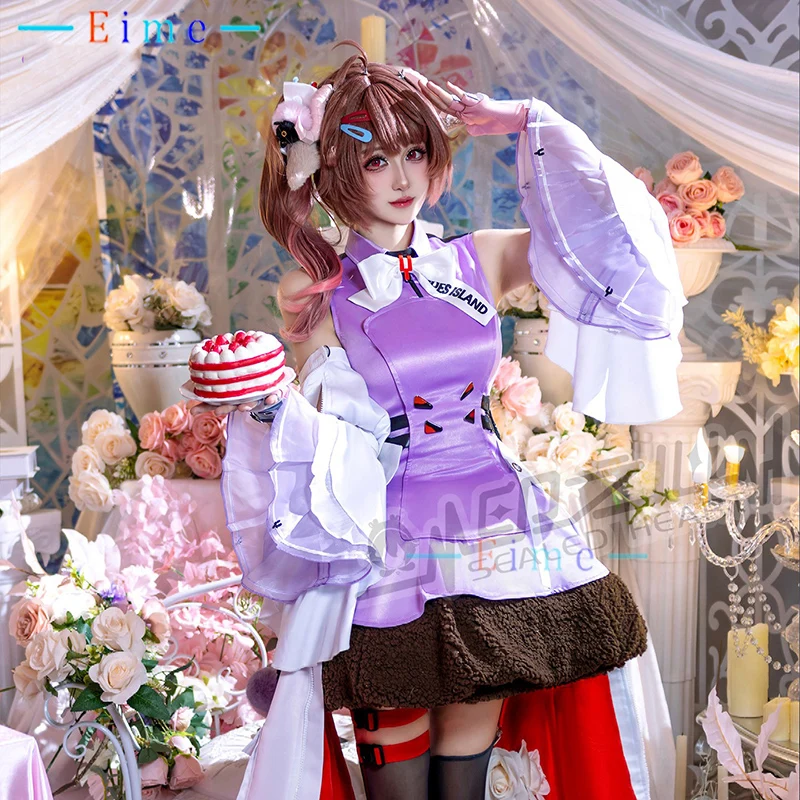 

Костюм для косплея Game Arknights Ardelia, женское милое платье горничной, униформа для Хэллоуина и карнавала, праздничные костюмы, пошив на заказ