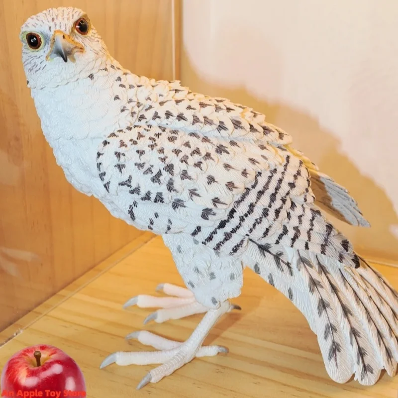 

JXK Gyrfalcon Artificial Birds Model Handicraft Figurine Doll Sculpture Handicrafts Home Decoration Ornament