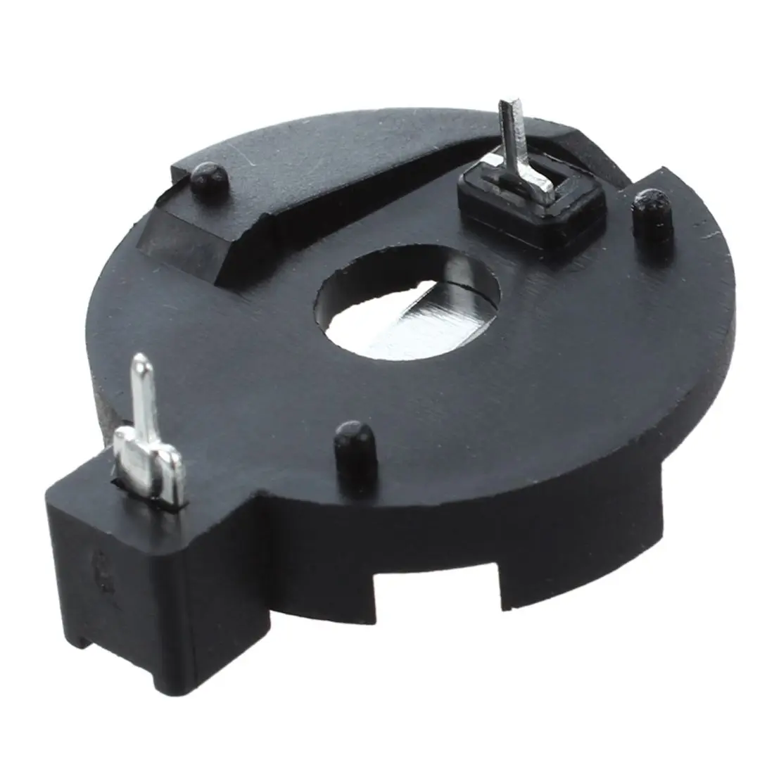 New Tech CR2016 2025 2032 Portabatterie a bottone Nero 5 pezzi