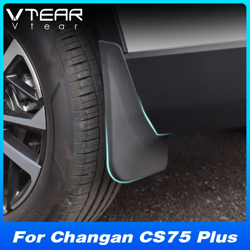 

Vtear Car Anti Dirty Mudguard Fender Wing Cover Decoration Tire Splash Accessories Exterior Guard Parts For Changan CS75 Plus