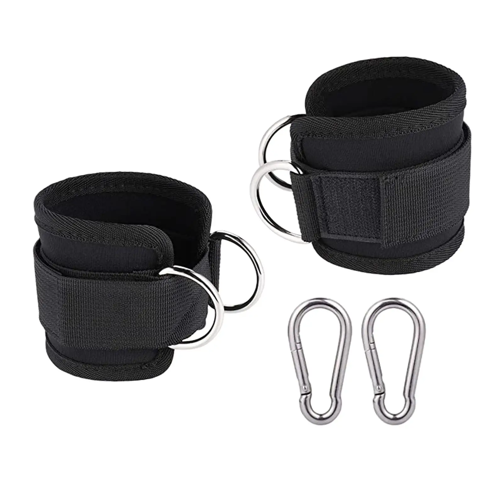 2 Pieces Ankle Straps Cable Machine Accessories for Home Glute Workouts Gym