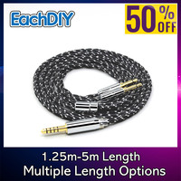 OCC Mixed OFC Twisting Nylon Earphone Cable For Hifiman Sundara Ananda v3 HE1000se HE1000v2 HE6se he400se Arya He-35x 8698