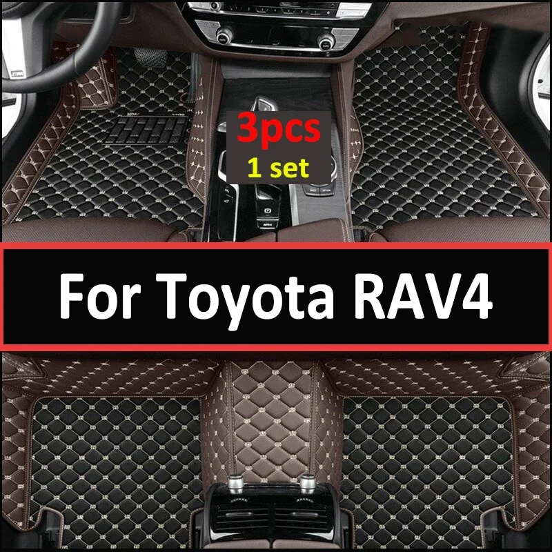 

Автомобильные коврики для Toyota RAV4, негибридные, 2013, 2014, 2015, 2016, 2017, 2018, 2019, пользовательские автомобильные подушечки для ног, аксессуары для интерьера