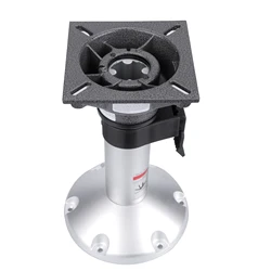 Soporte pedestal asiento barco aleación aluminio ajuste manual marino