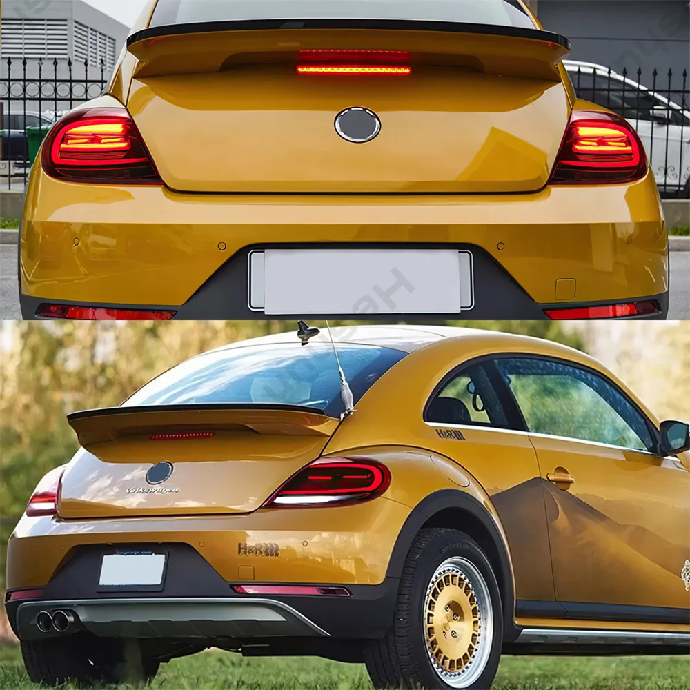 Pair LED Taillights For VW Volkswagen Beetle 2013-2019 Taillamp Rear Lamp Brake Turn Signal Tail  Sequential Fog Reverse Light