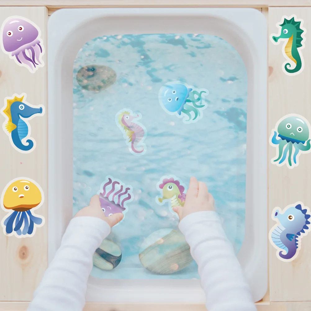 

10Pcs Cartoon Anti-Skid Bathtub Stickers Non-Slip Waterproof Bathroom Decals Safe Shower Decor Bathtub Stickers
