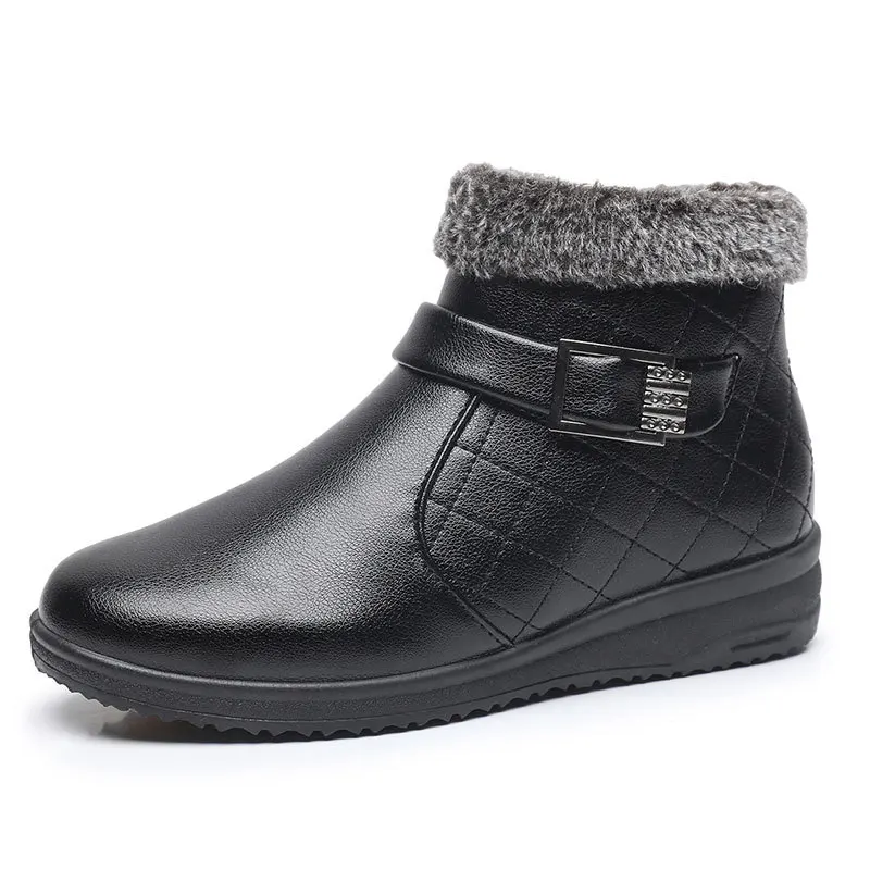 Winter Ankle Boot for Womens 2023 New Arrival Female Short Boot Plush Warm Cotton Ankle Boots Women Comfy Velvet Shoes