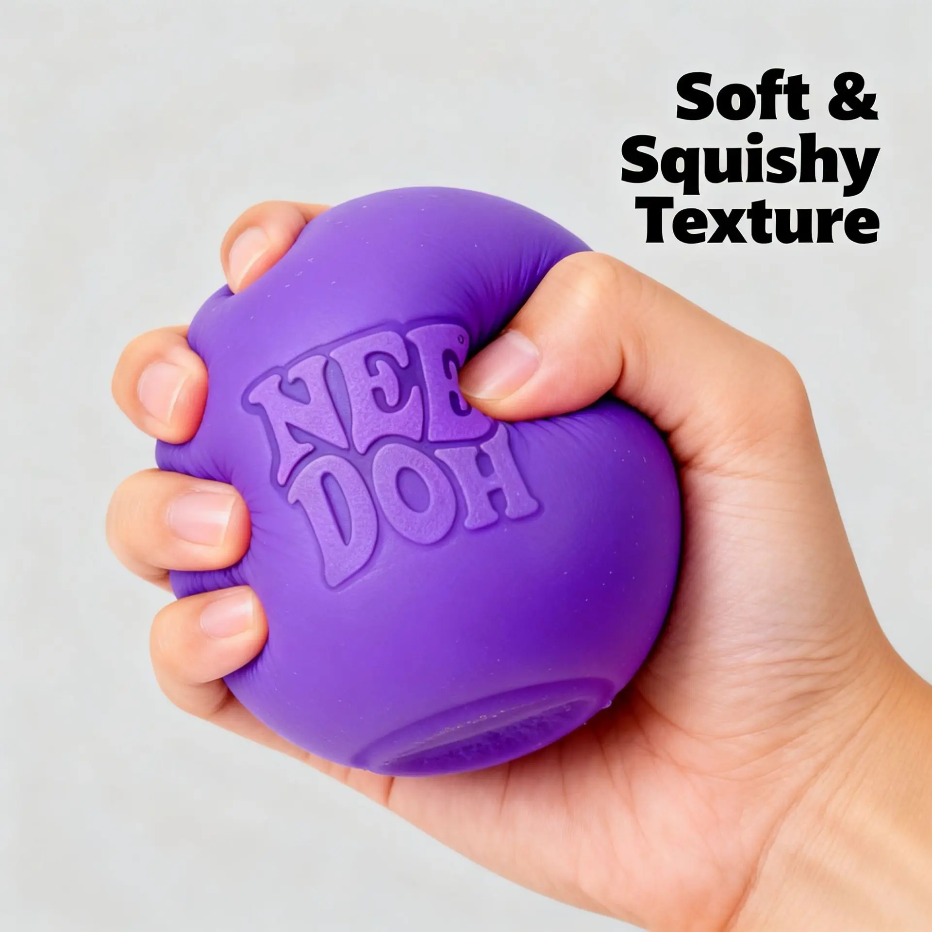 Rainbow Squishy Ball Fidget Toy Soft Stress Relief Ball Hand Squeeze Sensory Toy for Kids Adult Anti‑Stress Gift