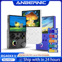ANBERNIC RG 40XXV Retro Handheld Game Console 4.0 inch IPS Screen Linux 64bit System With RGB Light 64G Card 5000+ Games RG40XXV