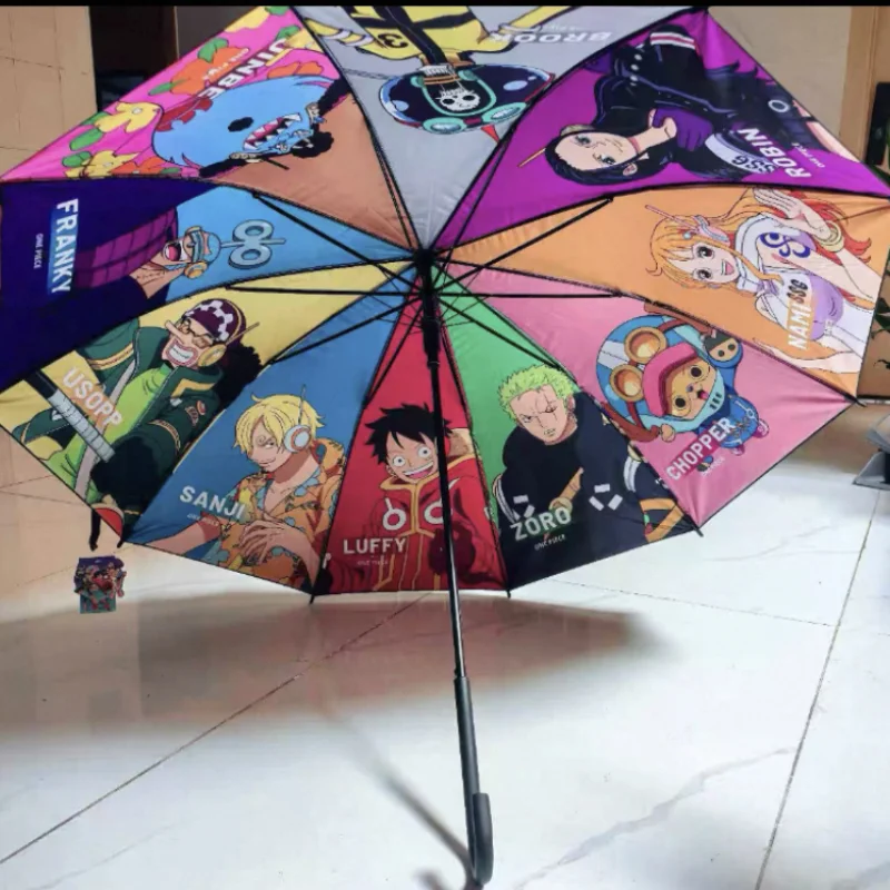 New One Piece umbrella Luoronona Zorro Rain or shine Black rubber