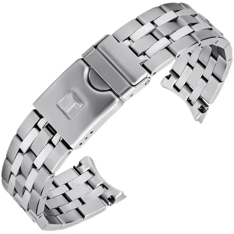 NEW for Tissot T055 steel strap 1853 special PRC200 strap T055407/417 T05427a stainless steel watch chain 19mm 23mm bracelet