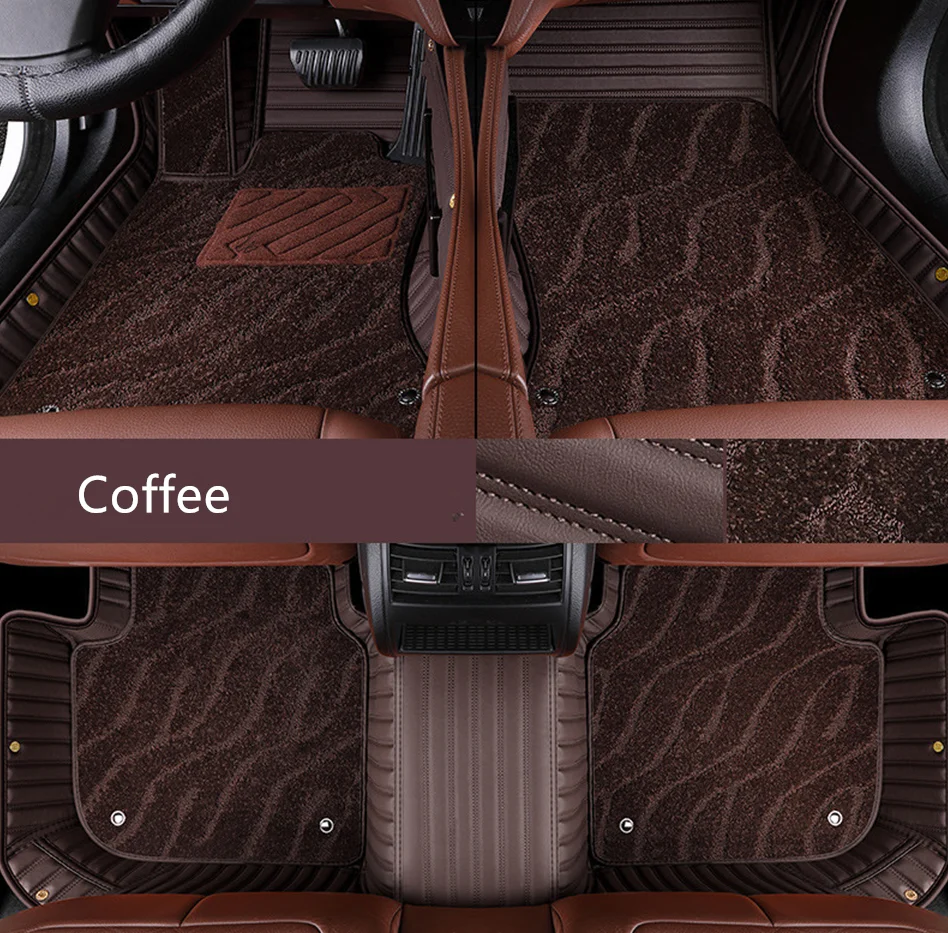 Custom special car floor mats for Mercedes Benz AMG GT 43 53 63 X290 2025-2018 durable double layers carpets for GT53 2024