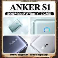 10%Off ANKER S1 45W 10000MAH Fast Portable Charger 235g Lightweight Power Bank Comes With 70CM Data Cable Type-C USB-A Laptop PC