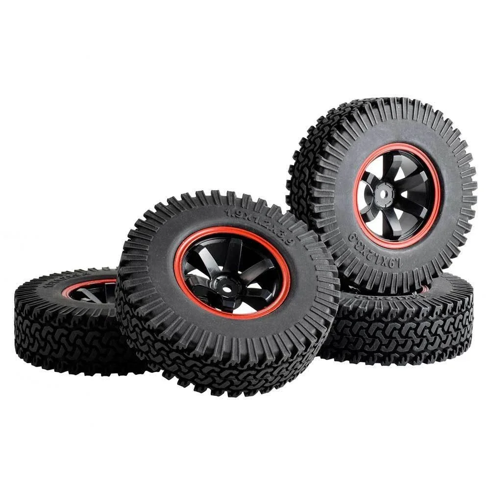 

RC 701A-T134 Plastic Wheel & 1.9inch Rubber 98mm Tires 4P For HSP 1:10 Climbing Car