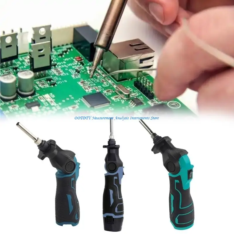

367D Portable Cordless Soldering Iron 30W 400℃ Wireless for 12V Lithium Batteries Fast Heating 50Seconds Easy to Carry
