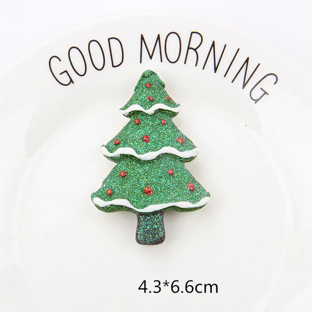 

4Pcs Resin Christmas Fridge Magnets Creative Magnetic Stickers Decorative Refrigerator Magnets for Home Office Garden Party