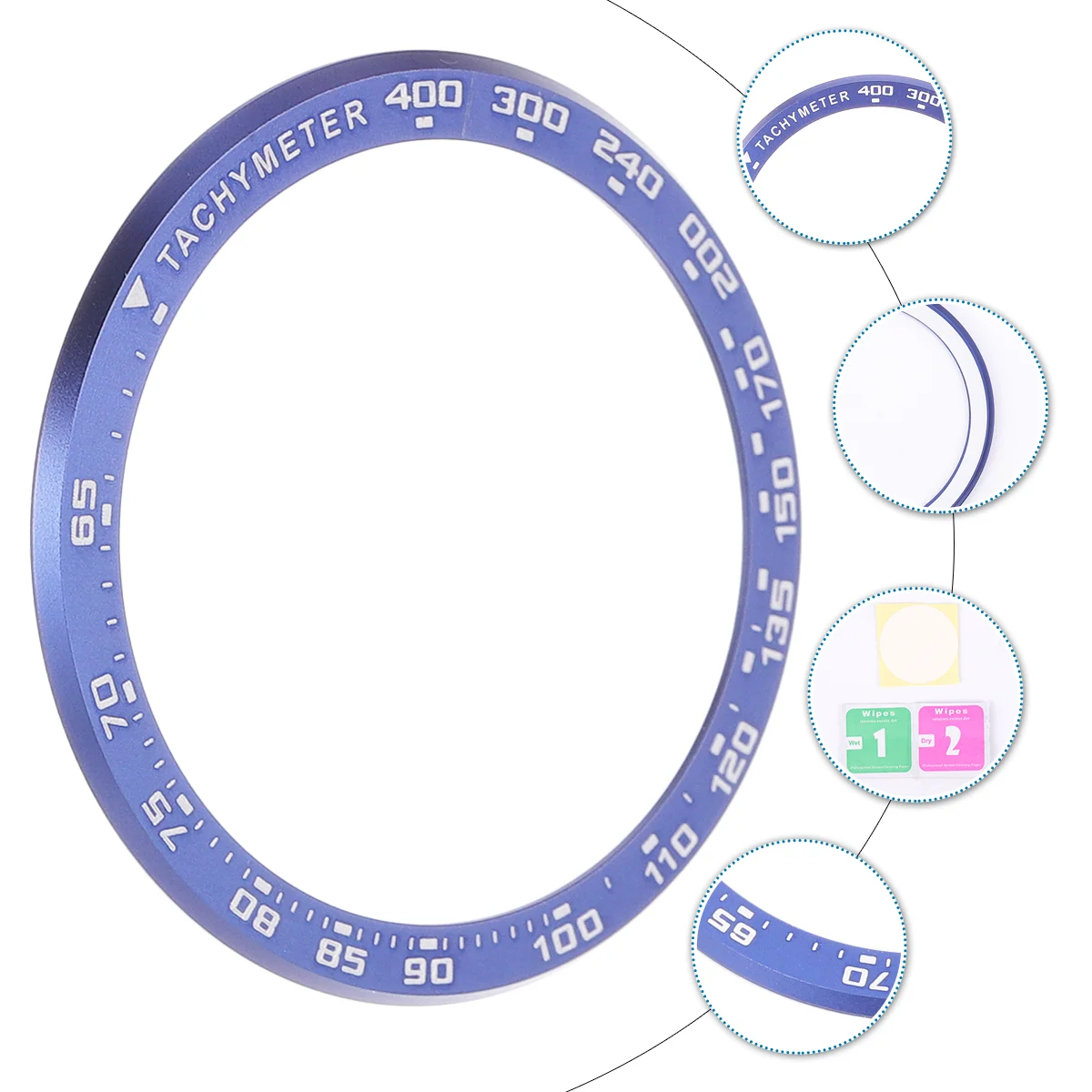 Lunetta Orologi Ultra Band Cassa dorata Fornitura da 47 mm Anello di ricambio Accessori in metallo