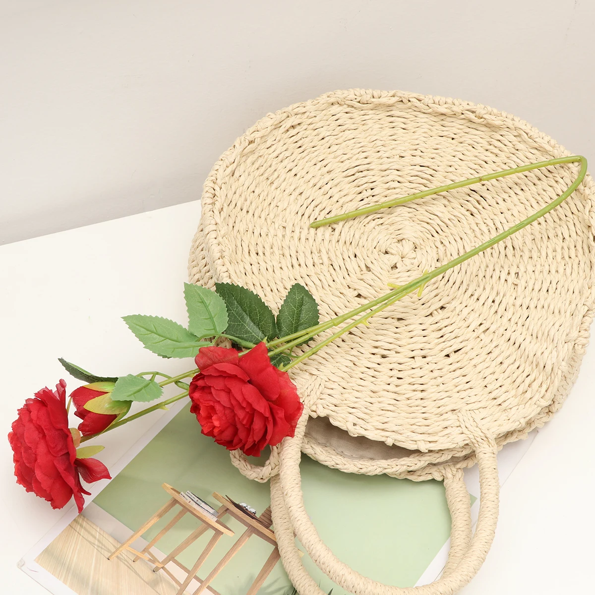 

Artificial Flower Arrangement Supplies Simulation Peony Fake Photo Props Bonsai Flowers