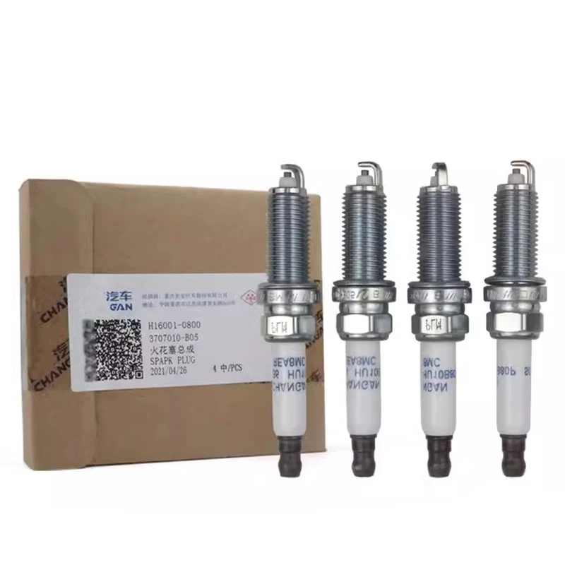 Original 4pcs/set Spark Plug 3707010-B05 H16001-0800 for CHANGAN CS35 EADO AlsvinV5 V7 EADO XT