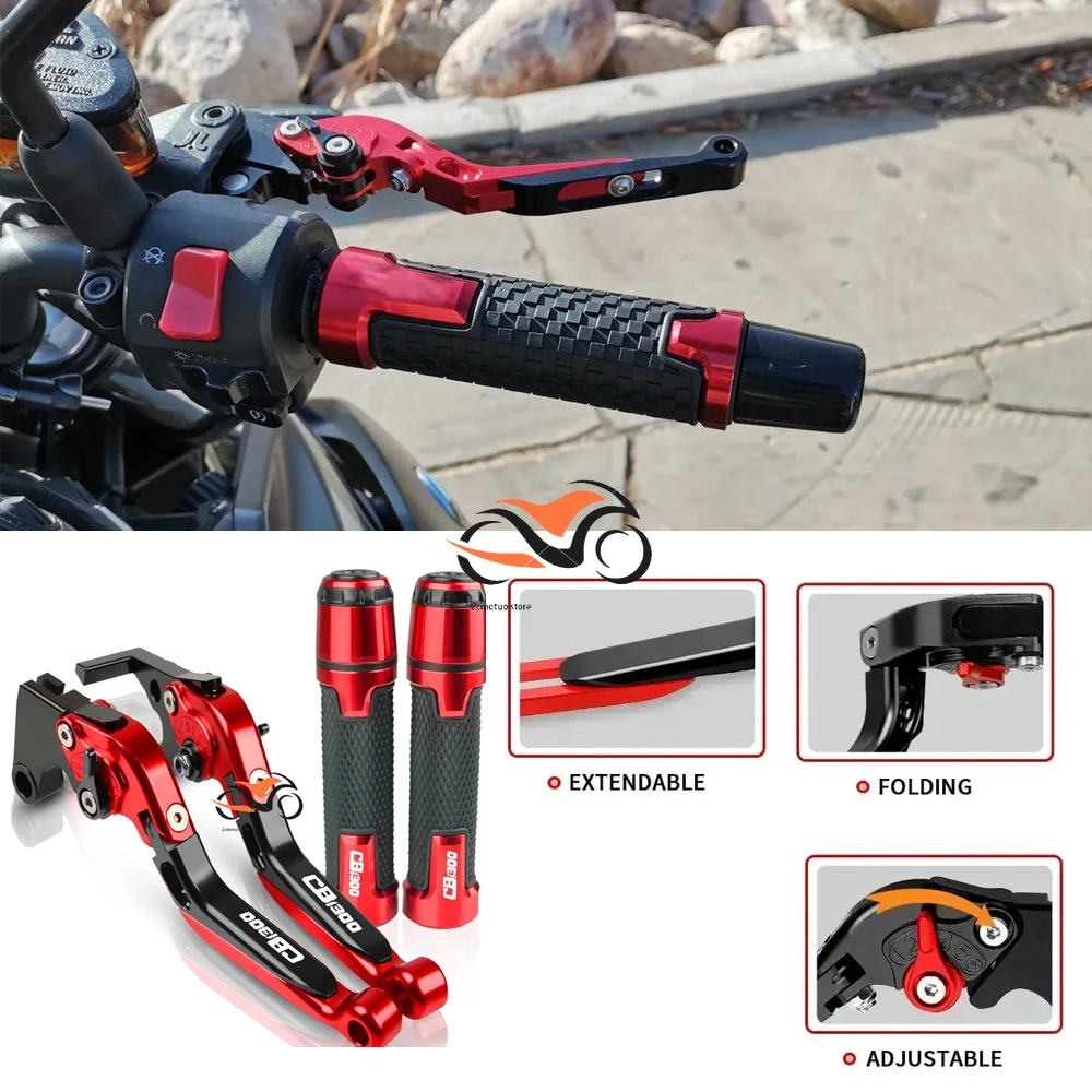 

For HONDA CB1300 X4 SC38 CB 1300 1997 - 1999 Motorcycle Brake Handle Clutch Lever Clutch Brake Levers Hand Handlebar Grips