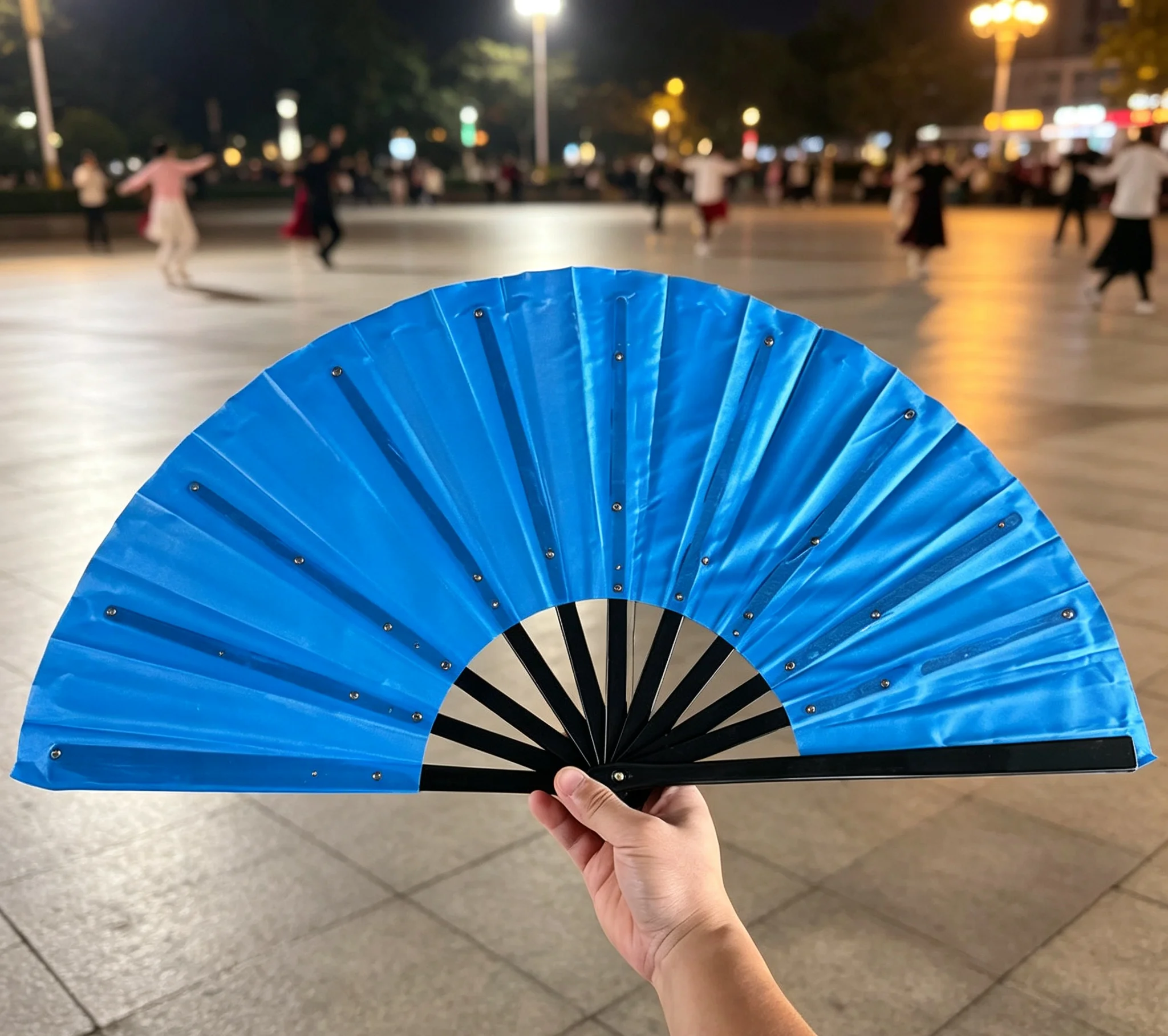 1pc Chinese-style Traditional Folding Fan / Square Dance Matching Fan