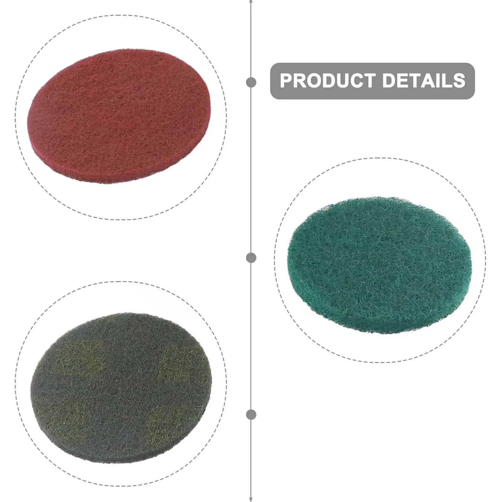 Applications Abrasive Scouring Pads Drill Powered High Quality Industrial Scouring Pads Nylon Polishing Buffing