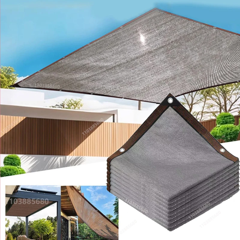 Sunshade Net Outdoor Garden Camping Car Tent Sunshade Net Polyethylene Gardening Sunshade Cloth Sunscreen Net 75/80%