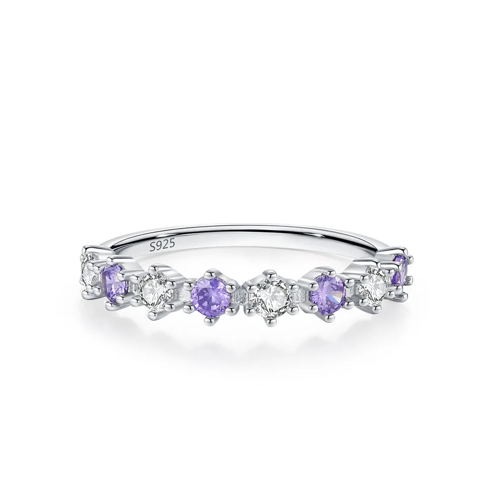 

Apexelle Brand Fine Jewelry 925 Sterling Silver Rings Fashion Inlaid Zircon Ring Daily Wear For Women Jewelry