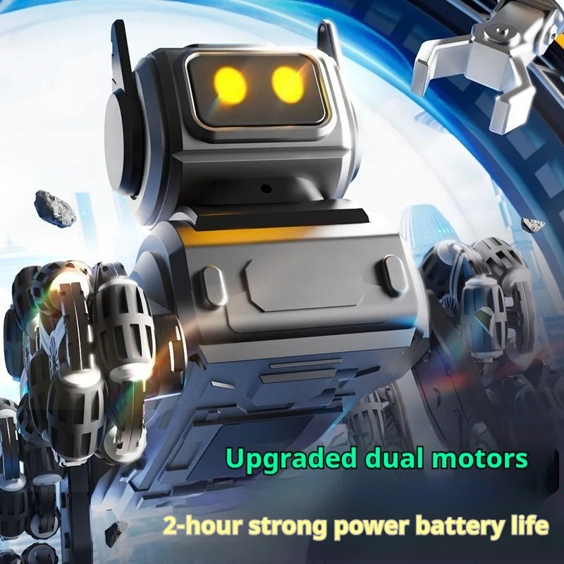 2025 جديد ثمانية عجلات حيلة الميكانيكية الكلب التحكم عن بعد سيارة سوينغ الذراع تسلق الإلكترونية الحيوانات الأليفة روبوت سيارة التحكم عن بعد