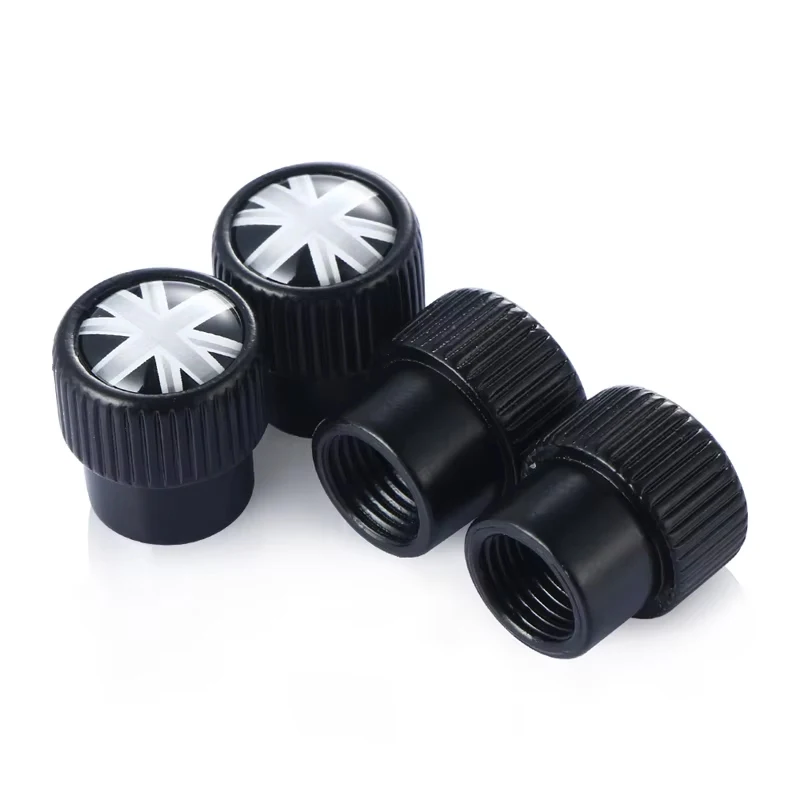 4Pcs Car Wheel Tyre Tire Valve Stem Caps Dust Covers For Mini Cooper Countryman F56 R55 R56 R60 F55 F60 Auto Accessories