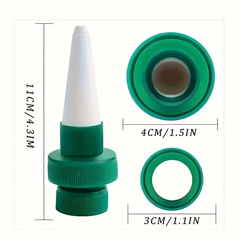 1/2/4Pcs Automatic Plant Drip Irrigation Water Stake For Garden Ceramic Self Watering Spikes Vegetable Garden Drip Watering