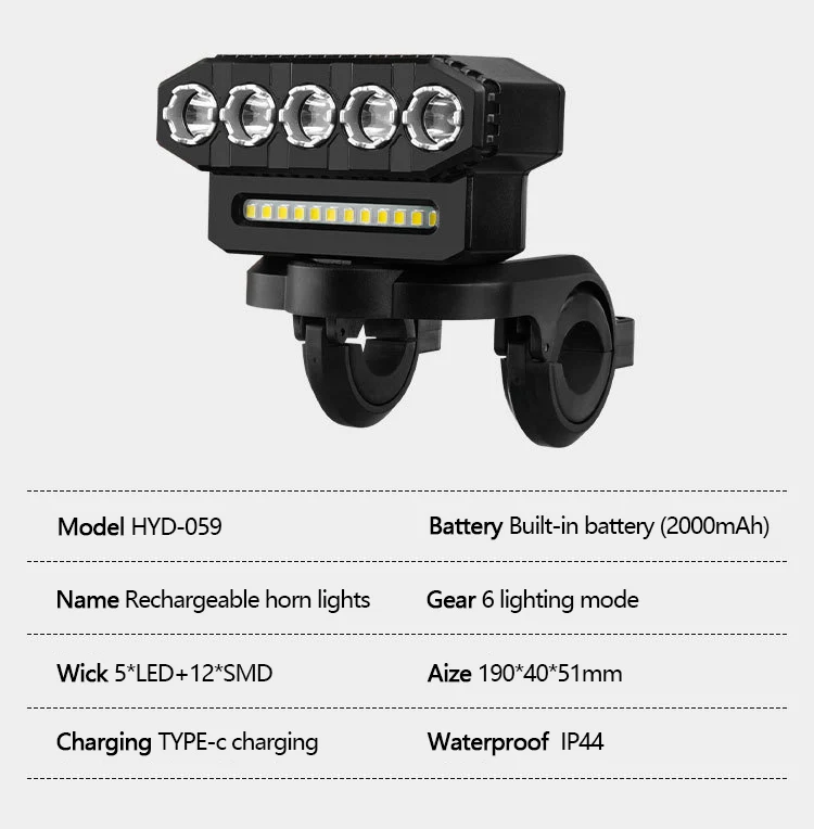Bike Horn Light