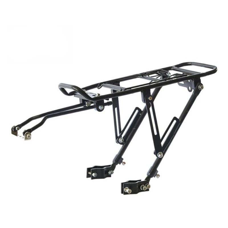 Aluminum Alloy Rear Bike Rack, Cargo Rack, Quick Release, Adjustable Alloy for Carrier, Easy to Install