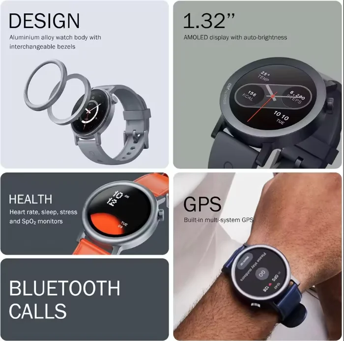 CMF by Nothing Watch Pro 2 Global Version Smart Watch 1.32" AMOLED Bluetooth 5.3 BT Calls SmartWatch with AI Noise Reduction GPS