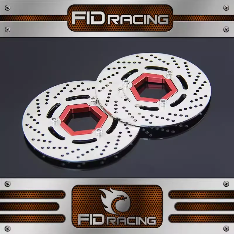 FID CNC lavorazione in lega di alluminio sistema frenante idraulico dischi freno ruota anteriore per 1/5 ROFUN HPI BAJA 5B 5T 5SC