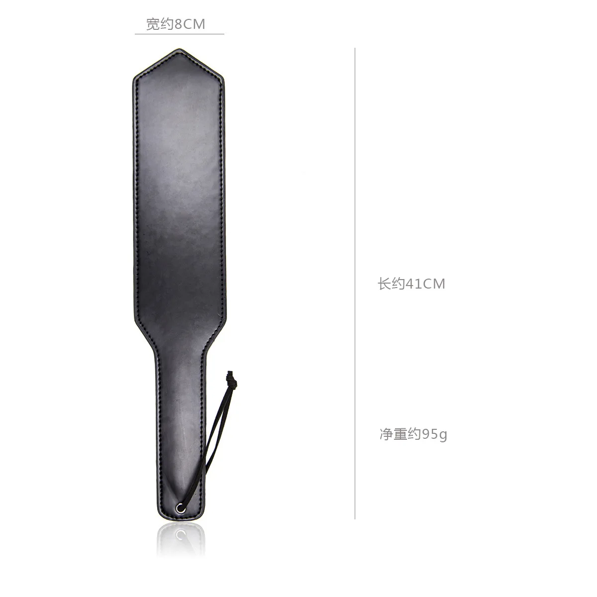 

Классический черный кожаный хлыст с ромбовидной головкой для конного спорта