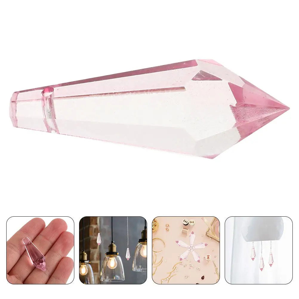 

10 шт. хрустальных подвесок-капель для люстр, стеклянных светильников, декоративных украшений, ловцов солнца, оконных подвесок, призм для свадеб и вечеринок