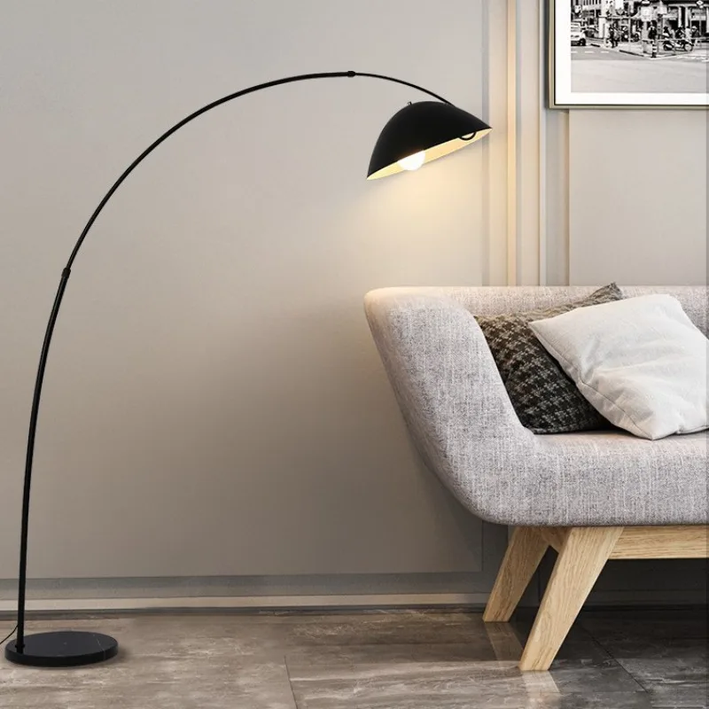 High-end Floor Lamp Living Room Sofa Side Fishing Standing Lights Creative Living Dining Room Sofa Side Bedroom Atmosphere Decor