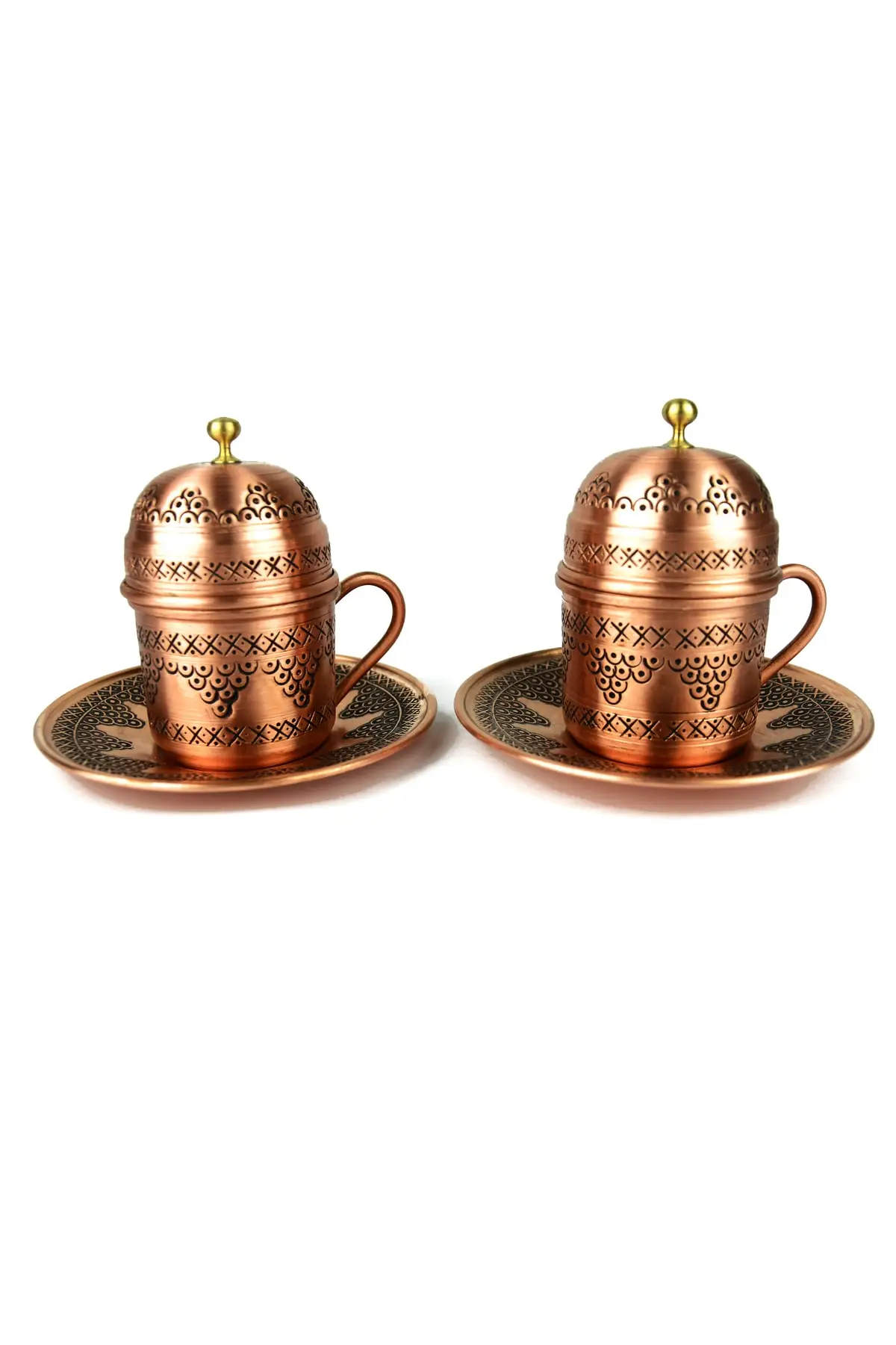 

Emerald Model hammer tattoo copper cup set Cooper Luxury Cups