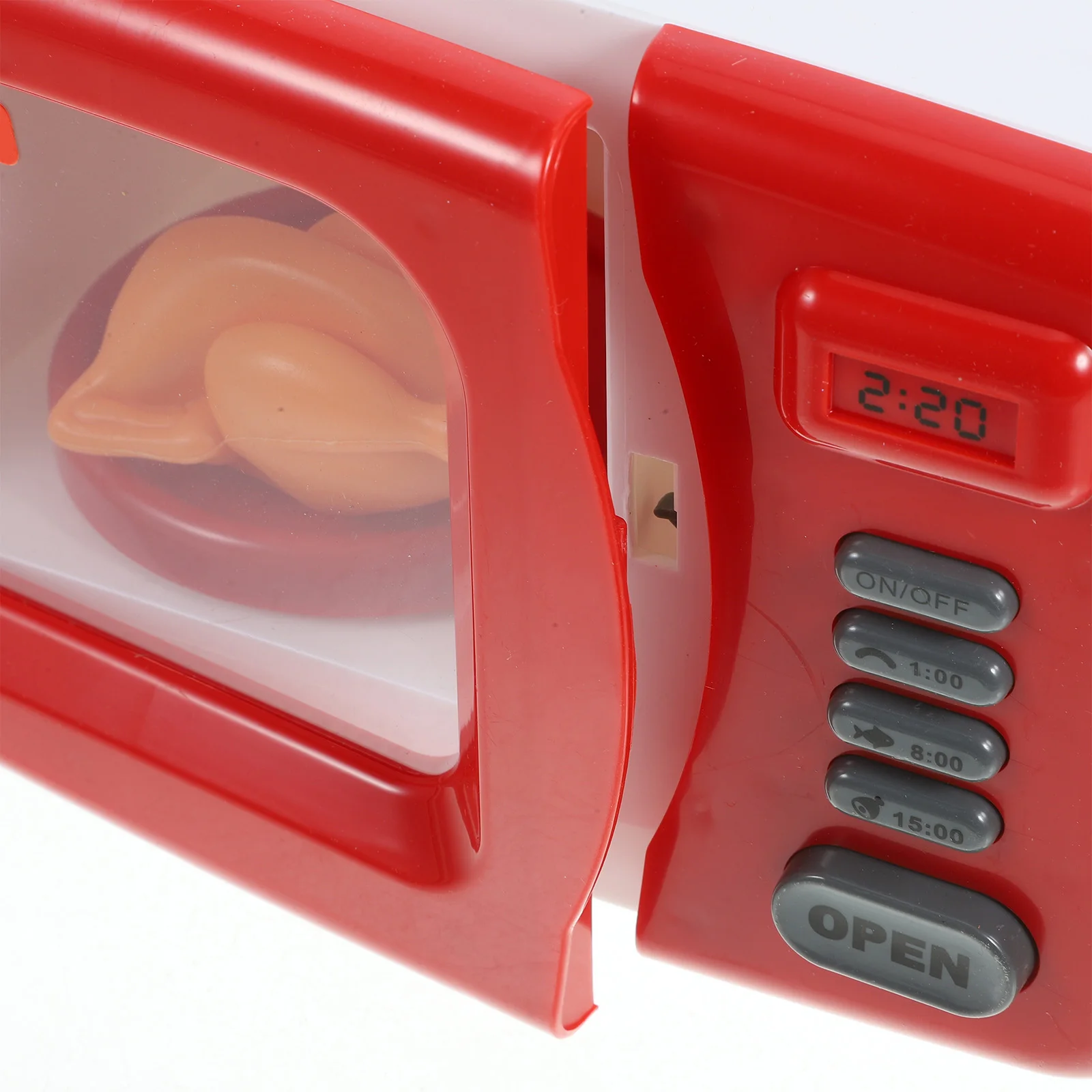 

Simulation Microwave Oven Toy ABS Material Creative Design Educational Children Plaything Miniature Home Appliance Decor