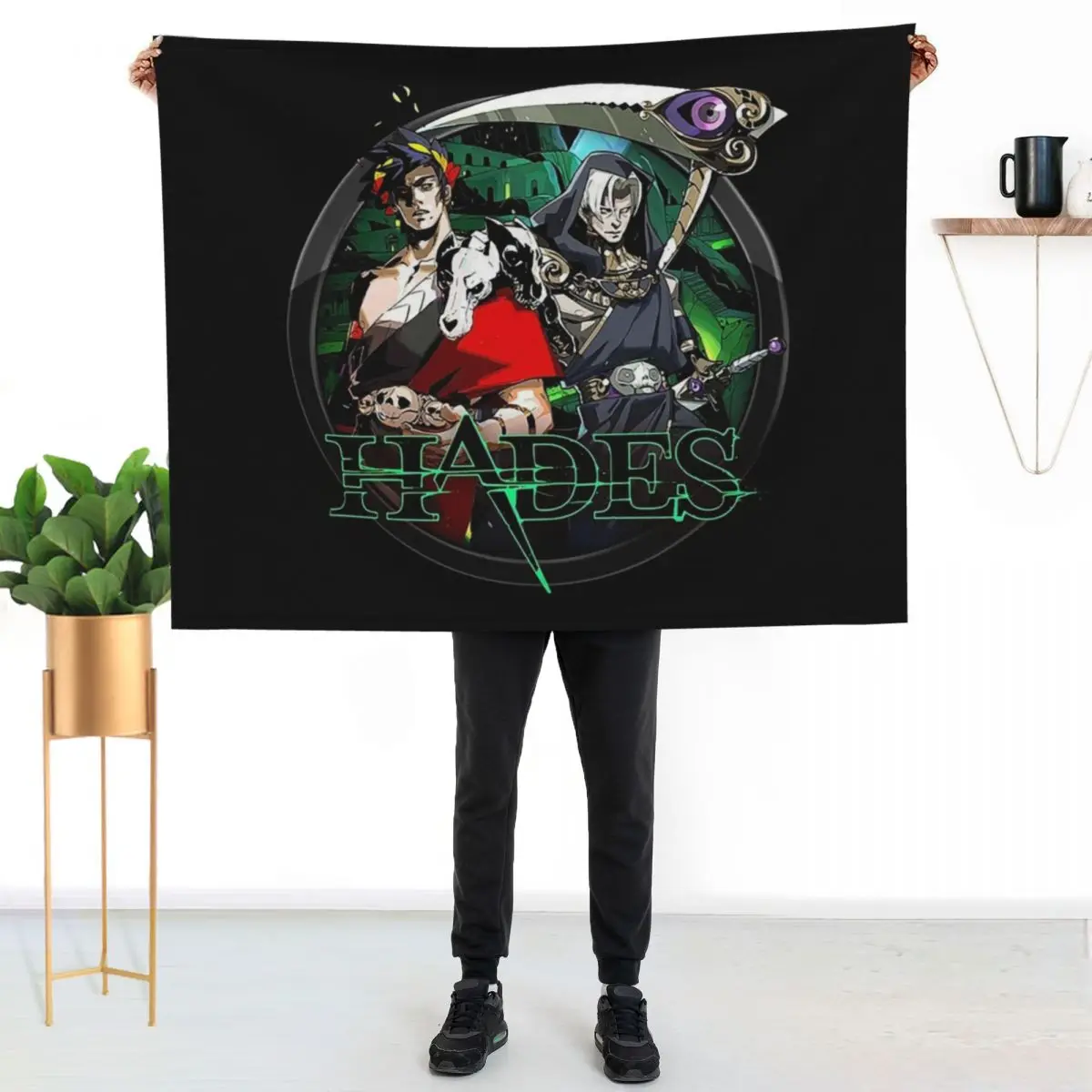 

Zagreus Thanatos Throw Blanket Soft Cozy Blanket for Pet Kids Adults