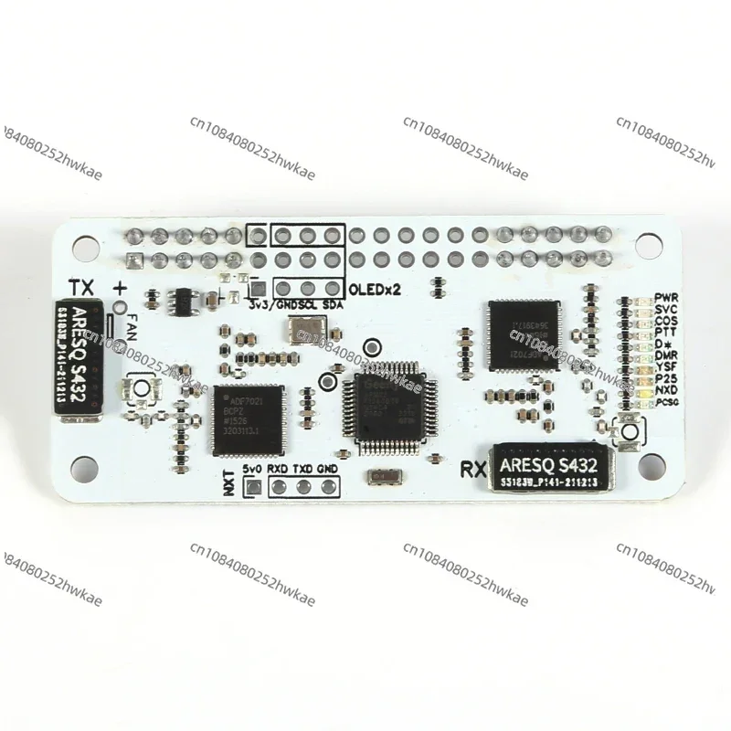 Duplex MMDVM Hotspot Board UHF VHF Buil-In Antenna Support P25 DMR YSF For Raspberry Pi Zero 0W 2W 3B  4B 4B