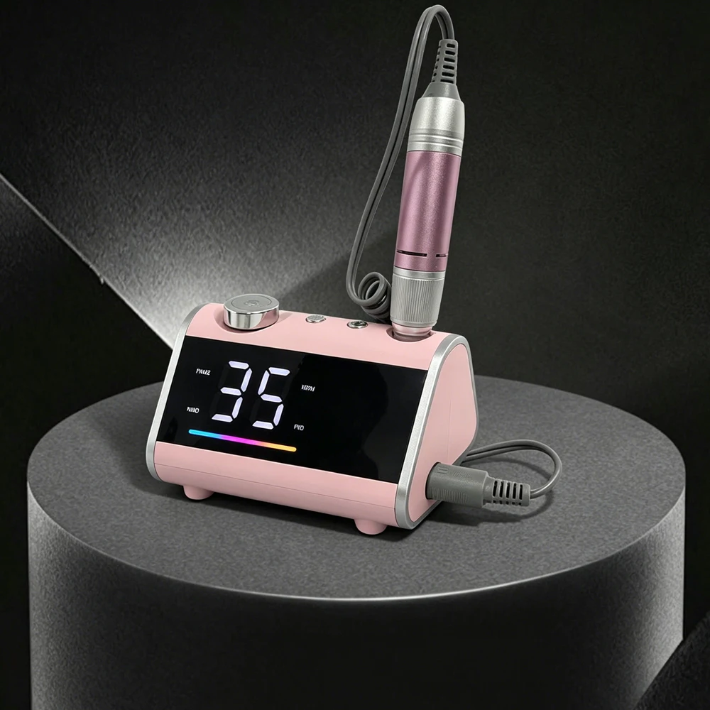 New Style 35000 RPM 65W Professional Manicure Machine Electric Nail  Drill E-File Pedicure Equipment With Cutters Manicure Set
