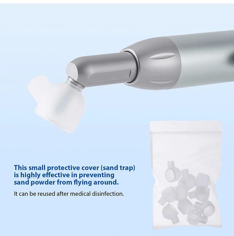 AZDENT Dental Aluminiumoxid-Sandstrahlpistole Mikro-Strahler mit Wasserspray-Polierer 2/4-Loch-Sandstrahler Zahnaufhellung – Detail 3