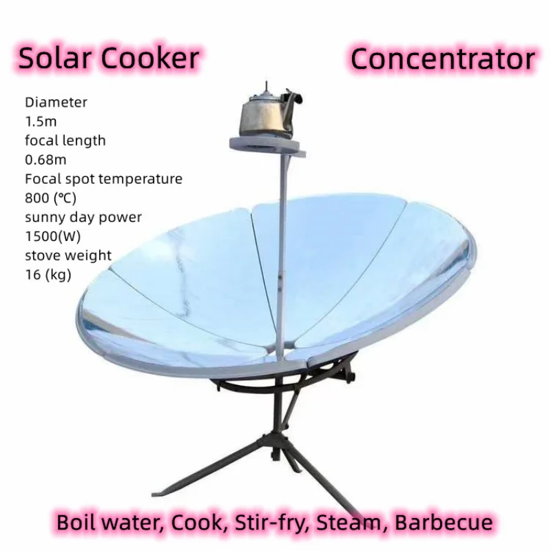 Wholesale new multifunction solar cooker umbrella solar cooker portable parabolic solar cooker